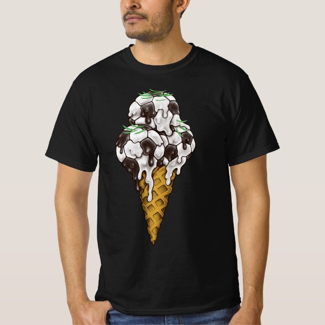 T-Shirt das Bolas de sorvete (Frente)