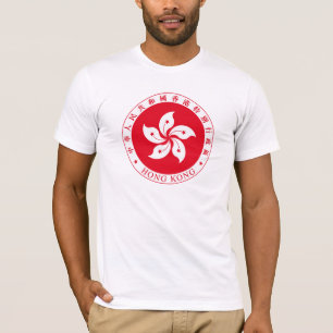 T-shirt das brasões de Hong Kong
