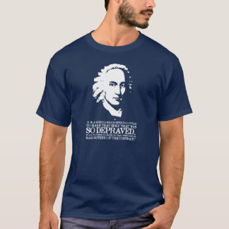 T-shirt das citações de Jonathan Edwards