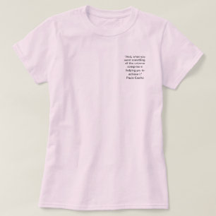 T-shirt das citações de Paulo Coelho