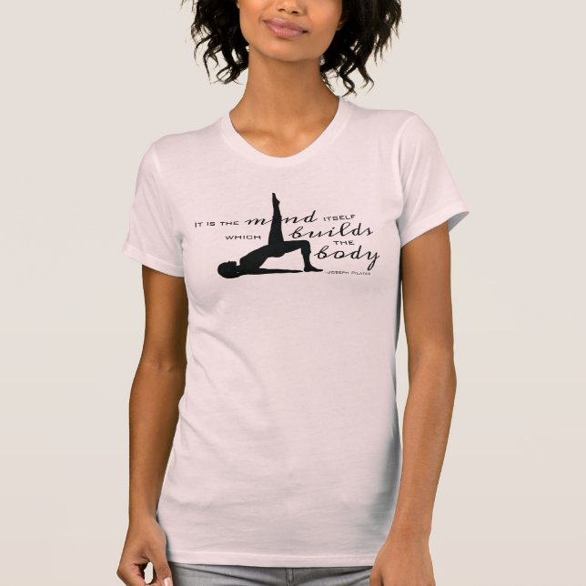 T-shirt das citações de Pilates (Frente)