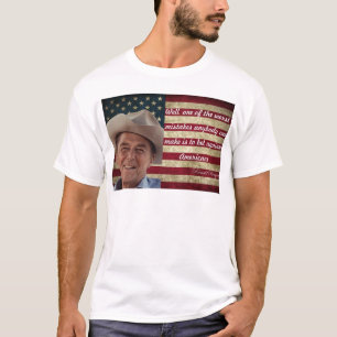 T-shirt das citações de Reagan