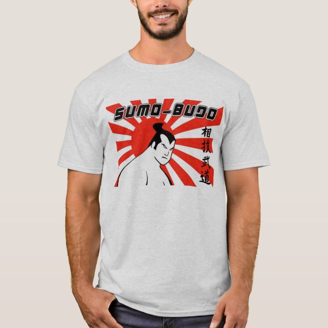 T-shirt das citações do japonês do Sumo (Frente)