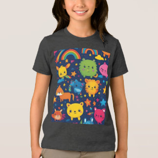 T-Shirt das Crianças de Cartoon