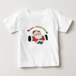 T-shirt das crianças do papai noel do Feliz Natal