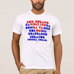 T-shirt das danças cubanas