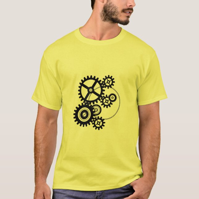 T-shirt das engrenagens (Frente)