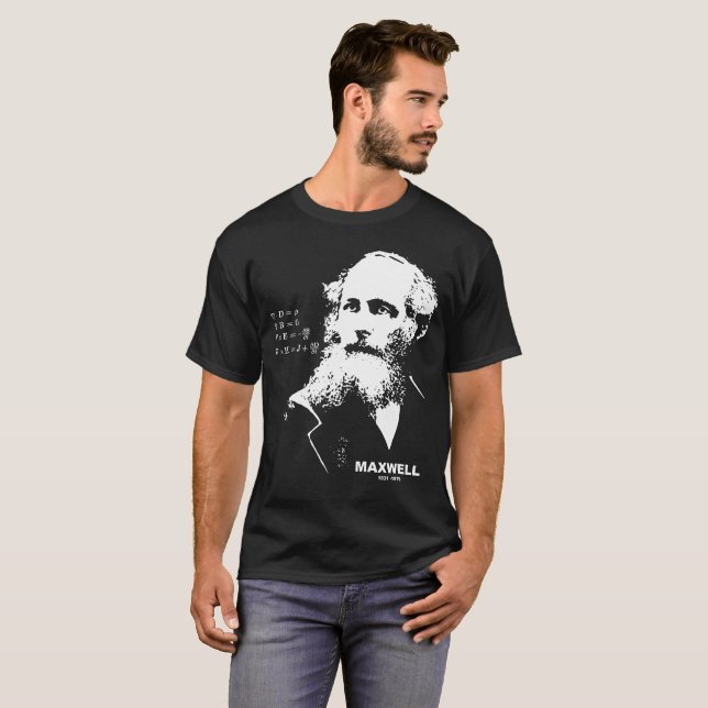 T-shirt das equações de Maxwell (Frente Completa)