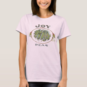 T-shirt das ervilhas da marca da alegria