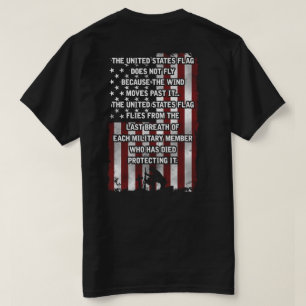 T-shirt das forças armadas dos EUA