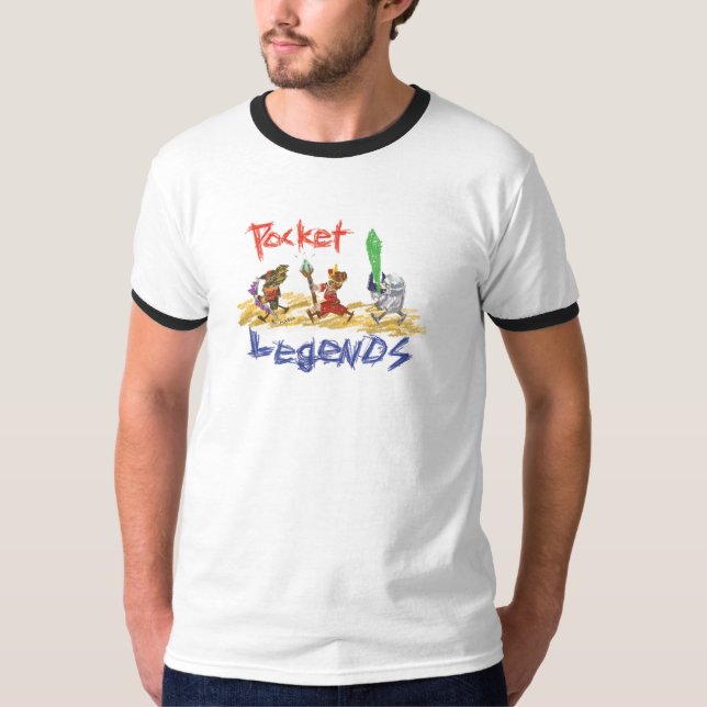 T-shirt das legendas do bolso de Mrsoo (Frente)