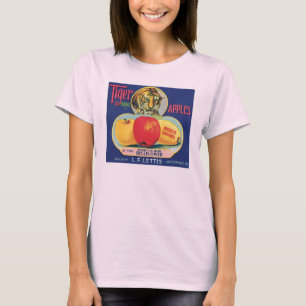 T-shirt das maçãs do tigre