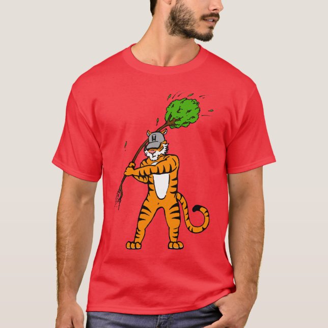 T-shirt das madeiras do tigre (Frente)