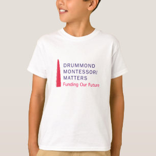 T-shirt das matérias de Drummond Montessori