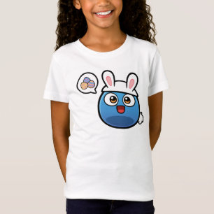 T-shirt das meninas da vaia da páscoa