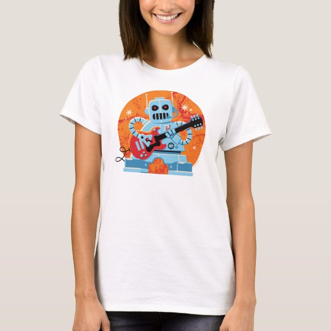 T-shirt das meninas de Rockbot (Frente)