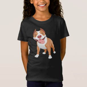 T-shirt das meninas do pitbull