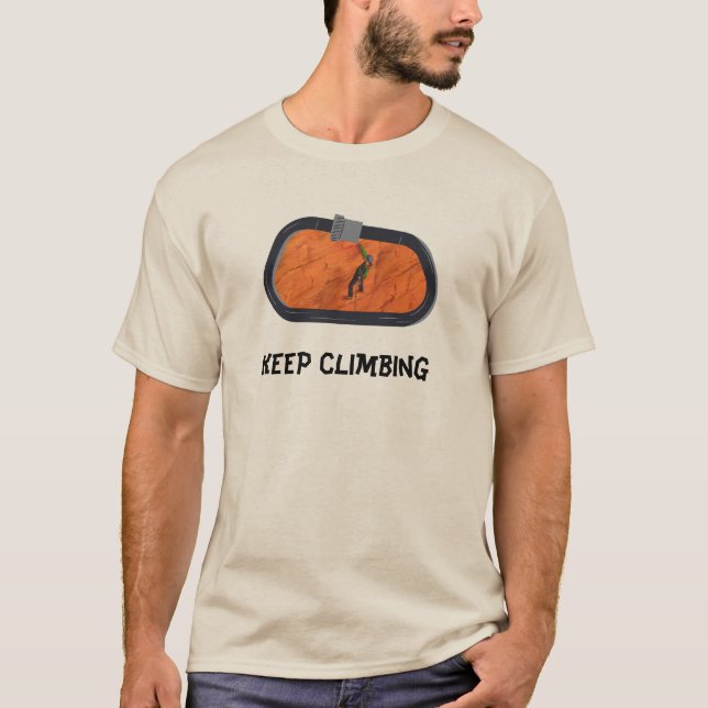 T-shirt das Mens de Escalada (Frente)