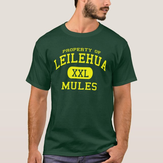 T-shirt das mulas de Leilehua (Frente)