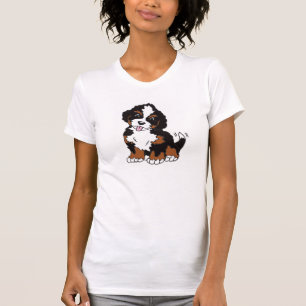 T-shirt Das mulheres americanas do roupa do Jaspe--Filhote