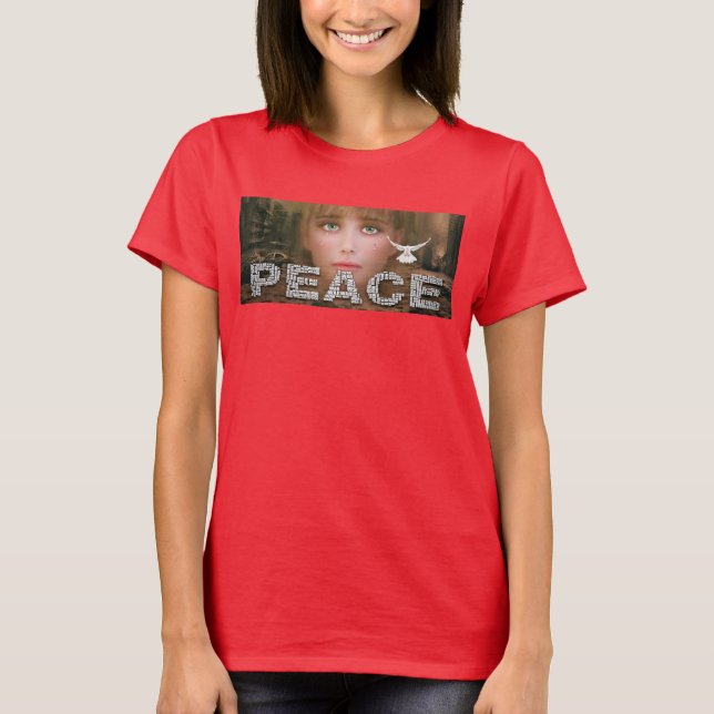 T-shirt das Mulheres da Paz (Frente)