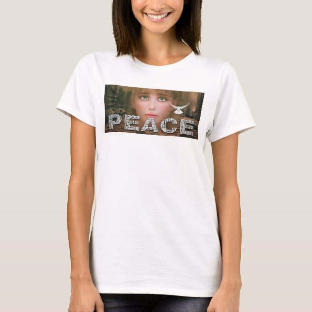 T-shirt das Mulheres da Paz (Frente)