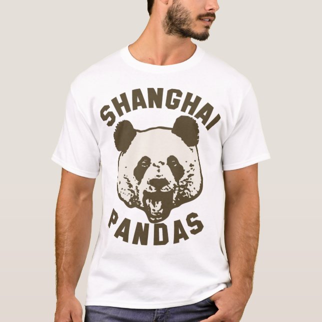 T-shirt das pandas de Shanghai (Frente)