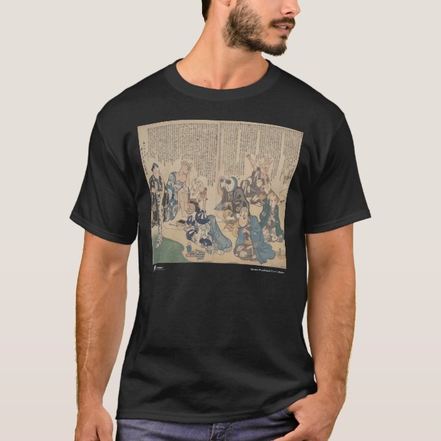 t-shirt das partes do corpo, preto (Frente)