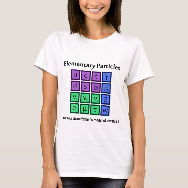 T-shirt das partículas elementares (Frente)