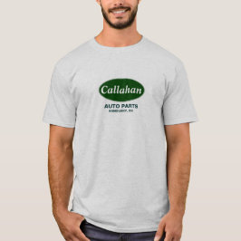 T-shirt das peças de automóvel de Callahan do