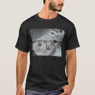 t-shirt das plataformas de registros da percepção
