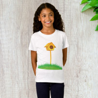 T-Shirt das Raparigas de Aves