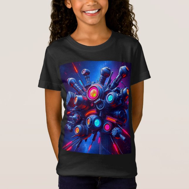 T-Shirt das Raparigas Futuralistas (Frente)