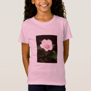 T-shirt das raparigas rosa Mallow