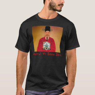 T-shirt das realizações da canela do almirante Yi