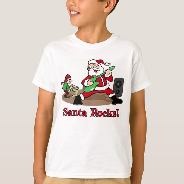 T-shirt das rochas do papai noel (Frente)