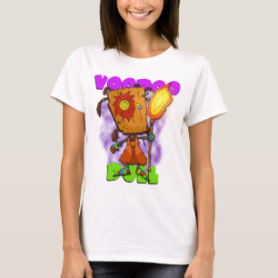 T-shirt das senhoras da boneca do Voodoo