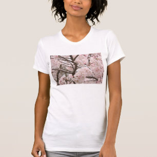 T-shirt das senhoras da flor de cerejeira