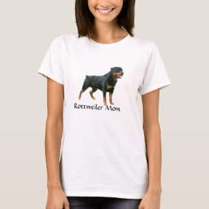 T-shirt das senhoras da mamã de Rottweiler