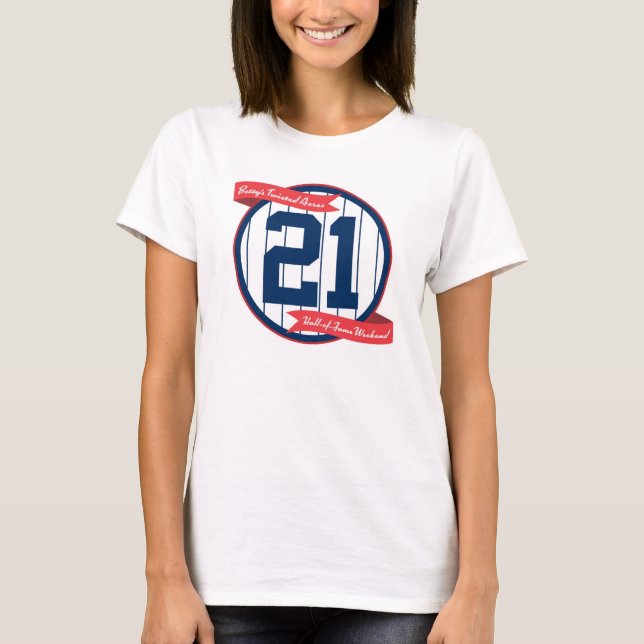 T-shirt das senhoras de BTA HOF21 (Frente)
