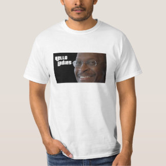 T-shirt das senhoras de Herman Cain olá!