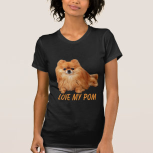T-shirt das senhoras de Pomeranian