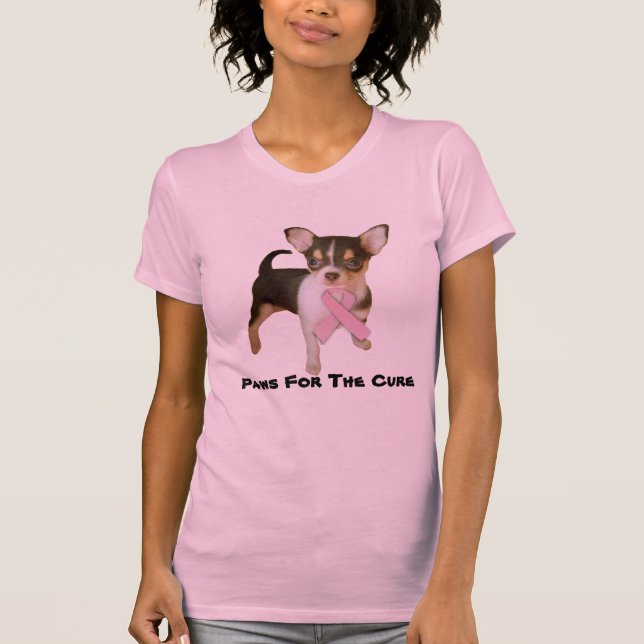 T-shirt das senhoras do cancro da mama da (Frente)