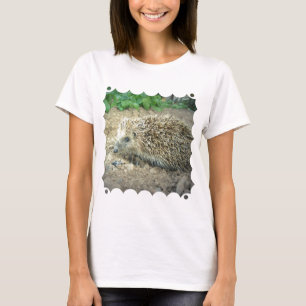 T-shirt das senhoras do cuidado do ouriço