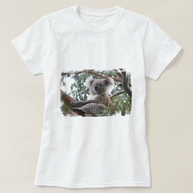 T-shirt das senhoras do Koala (Frente do Design)