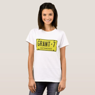 T-shirt das senhoras do logotipo G7