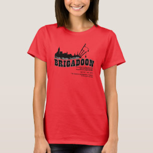 T-shirt das senhoras do molde de Brigadoon