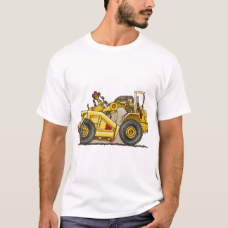 T-shirt das senhoras do raspador do escavador