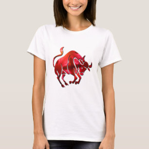 T-shirt das senhoras do símbolo do Taurus