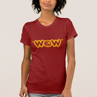 T-shirt das senhoras do "wow"